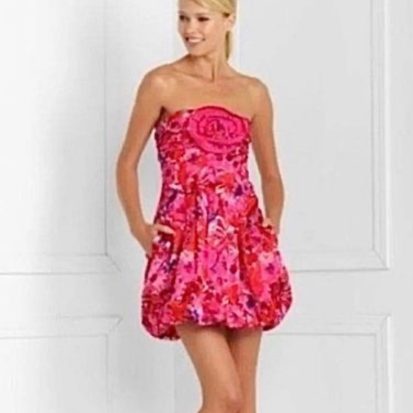BCBGMaxAzria Dresses & Skirts - BCBGMAXAZRIA begonia printed bubble dress NWT NEW